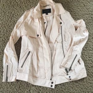 Pale pink light jacket